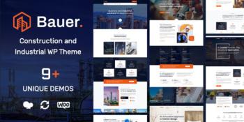 Bauer - Construction and Industrial WordPress Theme